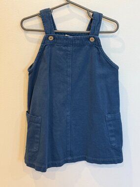 Serendipity Organic Cotton Navy Pinafore